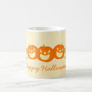 Lycklig Pumpkin Swirls Halloween Mugg