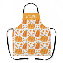 Lycklig Pumpkins all over Print Kitchen Apron