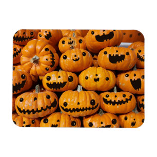 Lycklig Pumpkins Halloween Fall Season Magnet