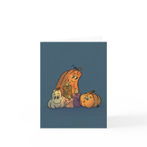 Lycklig Pumpkins with Candles