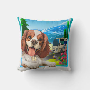 Lycklig Puppy Dekorativ kudde