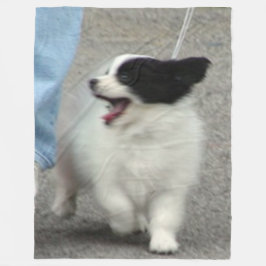 LYCKLIG PUPPY FLEECEFILT