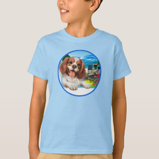 Lycklig Puppy Kids T-Shirt