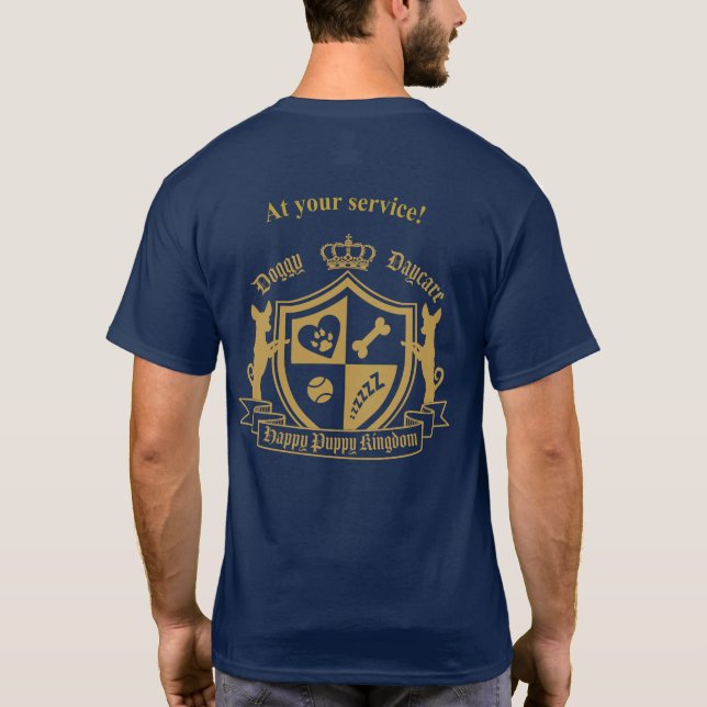 Lycklig Puppy Kingdom T-Shirt (Baksida)