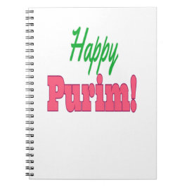 Lycklig Purim Anteckningsbok