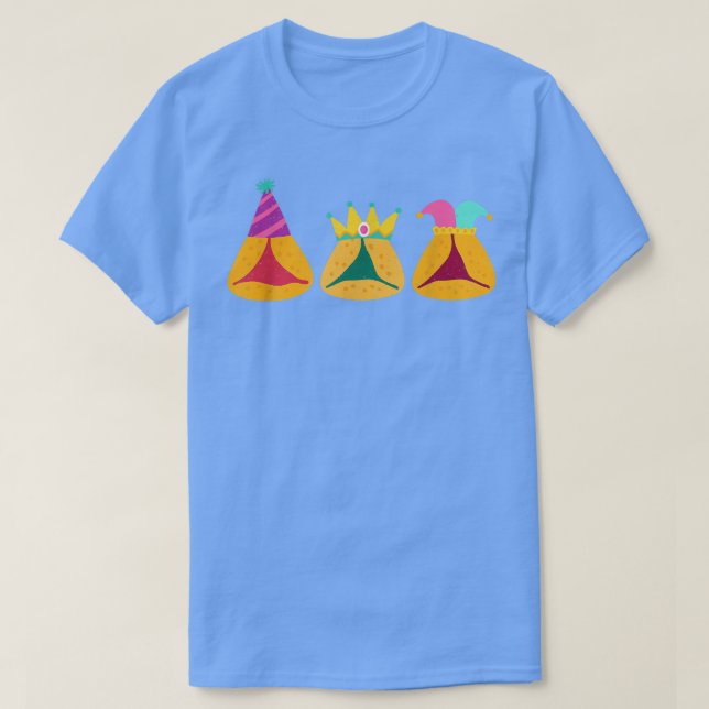 Lycklig Purim Costume Idea Cute Hamantaschen Jewis T Shirt (Design framsida)