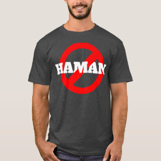 Lycklig Purim Costume Idea Haman Jewish Ho T Shirt
