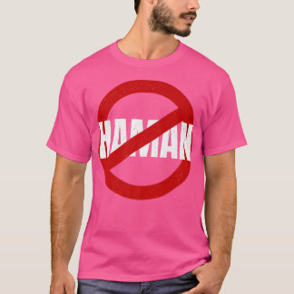 Lycklig Purim Costume Idea Haman Jewish Ho T Shirt