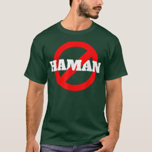 Lycklig Purim Costume Idea Haman Jewish Ho T Shirt