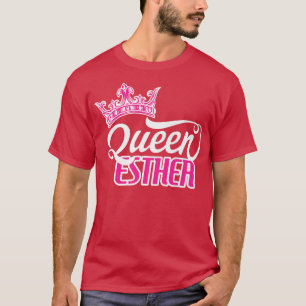 Lycklig Purim Costume Idea Queen Esther Hebrew Jew T Shirt