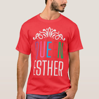 Lycklig Purim Costume Idea Queen Esther Hebrew Jew T Shirt