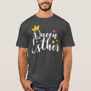 Lycklig Purim Costume Idea Queen Esther Hebrew Jew T Shirt