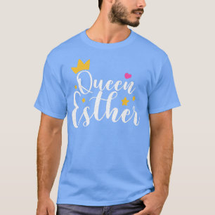 Lycklig Purim Costume Idea Queen Esther Hebrew Jew T Shirt