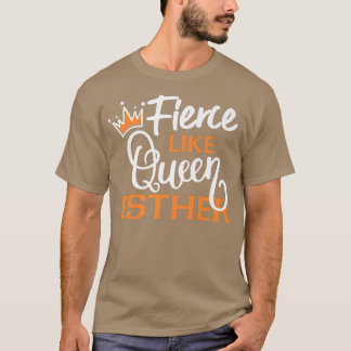 Lycklig Purim Costume Idea Queen Esther Hebrew Jew T Shirt