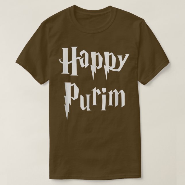Lycklig purim Costume Jewish Halloween Queen Esthe T Shirt (Design framsida)