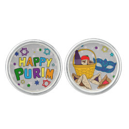 Lycklig Purim Cufflinks