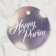 Lycklig Purim i Gnistra och Lila