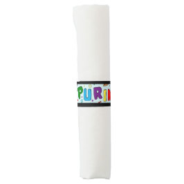 Lycklig Purim! Napkin Ringar