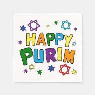 Lycklig Purim! Napkins Pappersservett