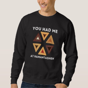 Lycklig Purim Party Costume Jewish Du hade mig på Lång Ärmad Tröja