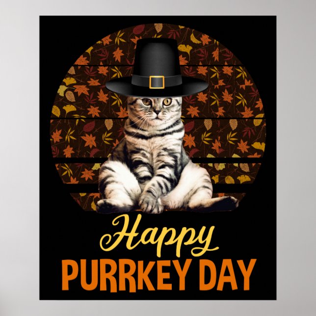 Lycklig-purrkey Day Poster (Framsidan)