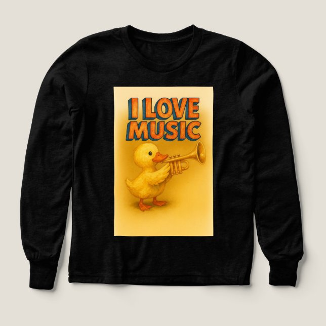 Lycklig Quack Melody T Shirt (Design framsida)