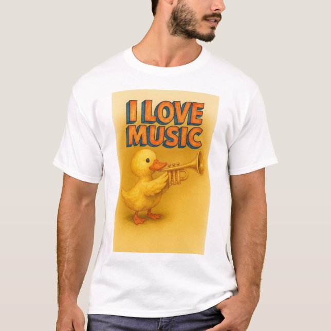 Lycklig Quack Melody T Shirt (Framsida)