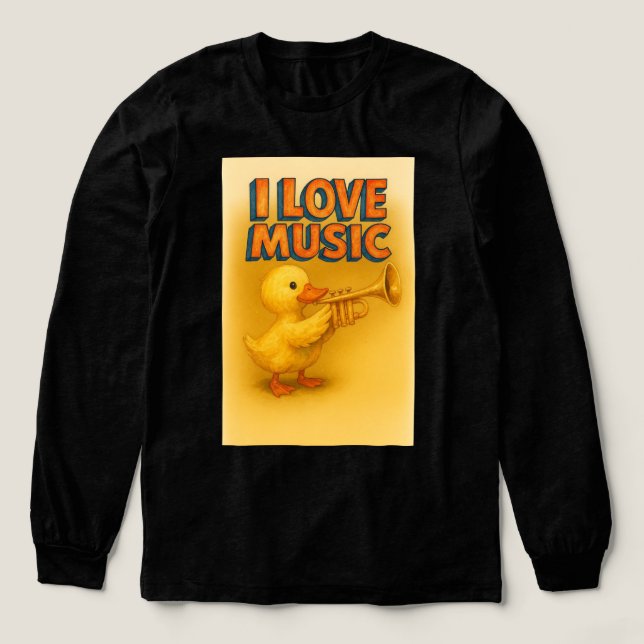 Lycklig Quack Melody T Shirt (Design framsida)
