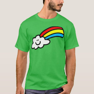 Lycklig Rainbow Cloud T Shirt