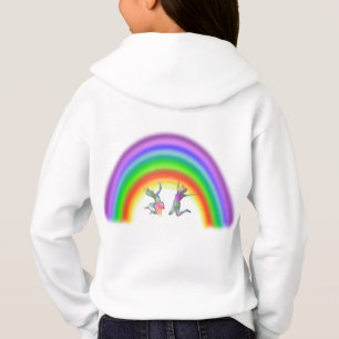 Lycklig Rainbow Friends Hoodie T Shirt