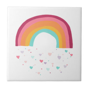 Lycklig Rainbow Magic Kakelplatta