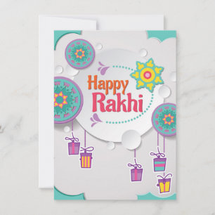 Lycklig Rakhi-kort för broder Julkort