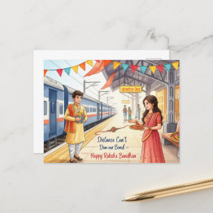 Lycklig Rakhi, Raksha Bandhan Vykort