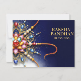 Lycklig Rakhi, Raksha Bandhan Vykort
