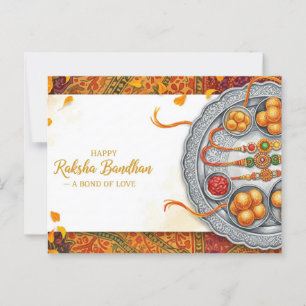 Lycklig Rakhi, Raksha Bandhan Vykort
