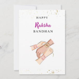 lycklig rakhi, rakshabhan, indian festival, julkort