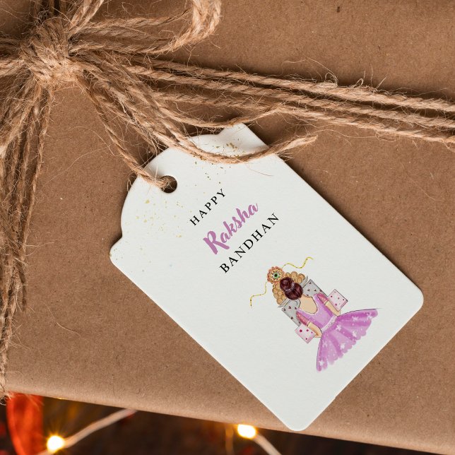 lycklig rakhi, rakshabhan, indian festival, presentetikett (Skapare uppladdad)