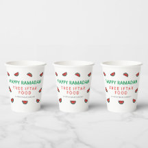 Lycklig Ramadan Free Iftar med Duas Watermelon