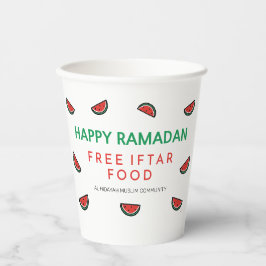 Lycklig Ramadan Free Iftar med Duas Watermelon