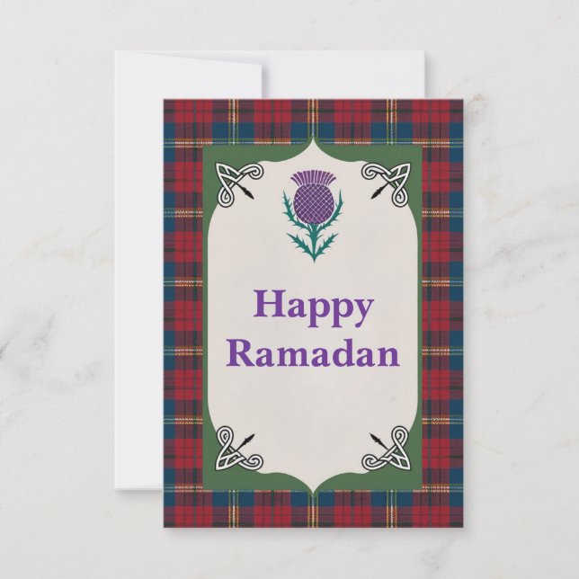 Lycklig Ramadan-hälsningskort (Framsida)