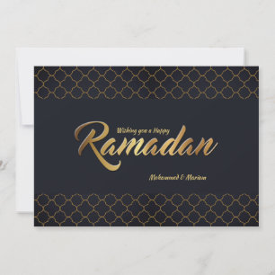 Lycklig Ramadan-Helgdag kort