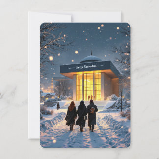 Lycklig Ramadan Julkort