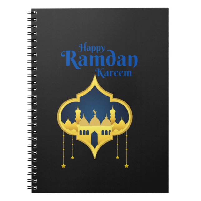 Lycklig Ramadan Kareem 2022 Anteckningsbok (Framsidan)