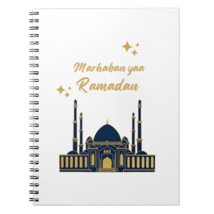 Lycklig Ramadan Kareem - Eid Mubarak citat Anteckningsbok