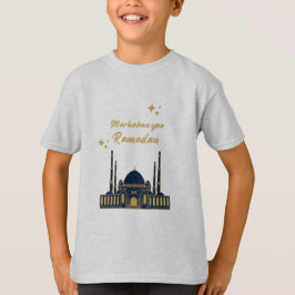 Lycklig Ramadan Kareem - Eid Mubarak citat T Shirt