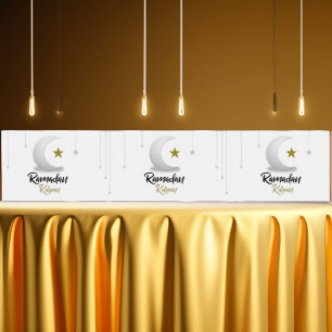 Lycklig Ramadan Kareem Elegant Islamic Crescent Gi Vattenflaska Etikett