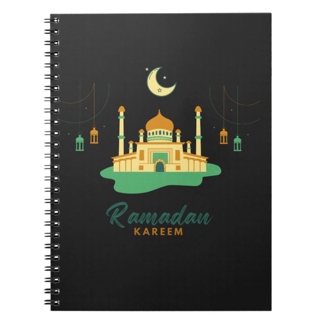 Lycklig Ramadan Kareem och Eid Mubarak 2022 Anteckningsbok (Framsidan)