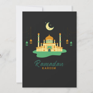 Lycklig Ramadan Kareem och Eid Mubarak 2022 Inbjudningar