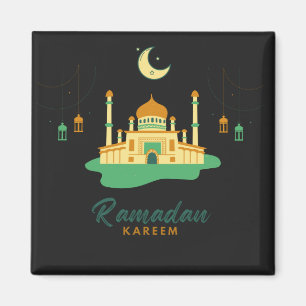 Lycklig Ramadan Kareem och Eid Mubarak 2022 Magnet