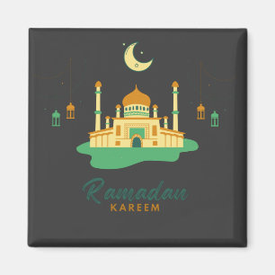 Lycklig Ramadan Kareem och Eid Mubarak 2022 Magnet